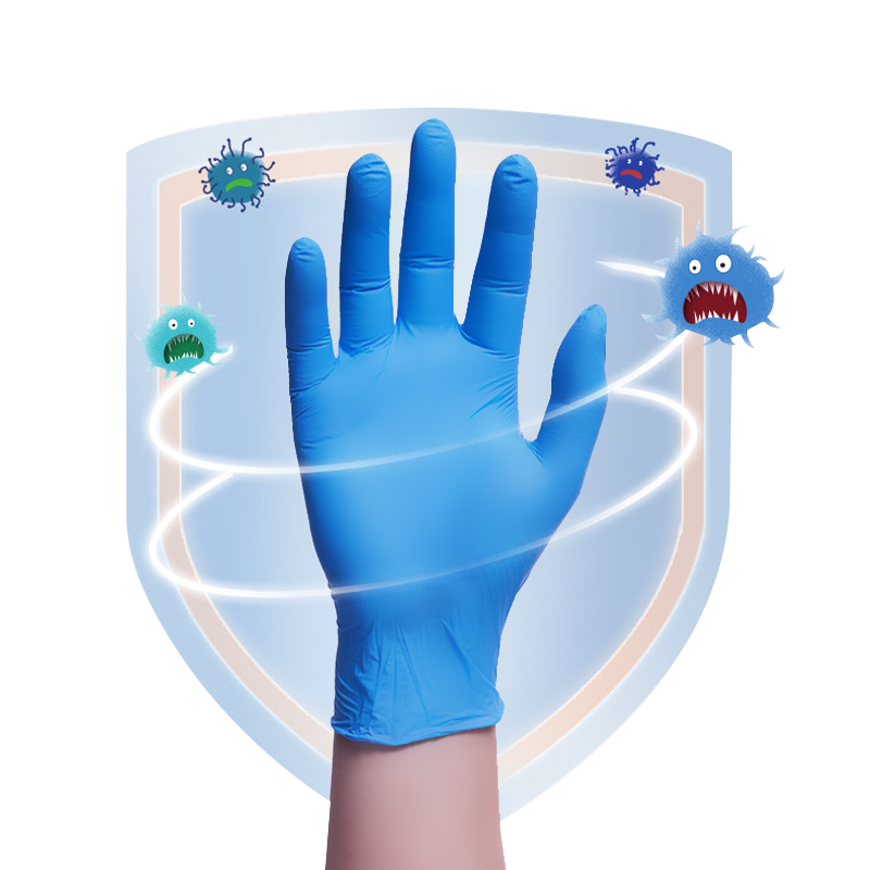 100 pcs factory made PowderFree Nitrile disposable gloves Buy